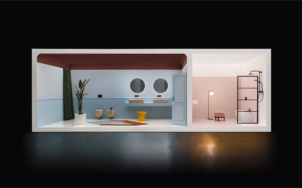 AXA je boja. Otkrijte nove mat i sjajne završne obrade za šarmantnije kupatilo.