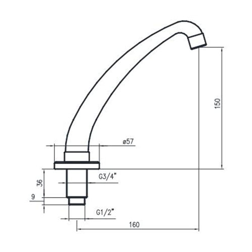 IDRAL H2O SLAVINA STOJEĆA ROTIRAJUĆA  02025 2