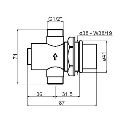 IDRAL H2O SKRIVENA POTISNA  08140SP 2