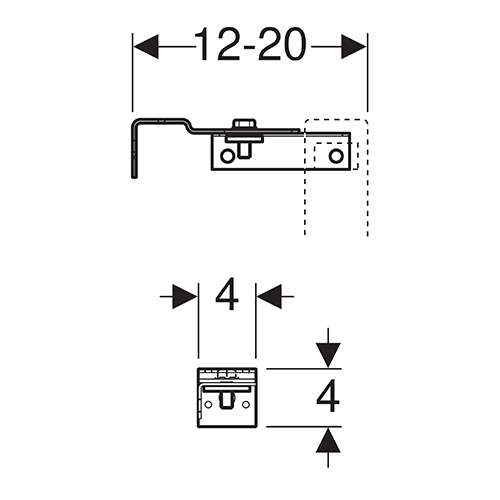 GEBERIT SET ZA MONTAŽU  111.839.00.1 2