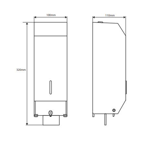 BEMETA DOZATOR ZA TEČNI SAPUN 1,1 L INOX VISOKI SJAJ  123109013 2