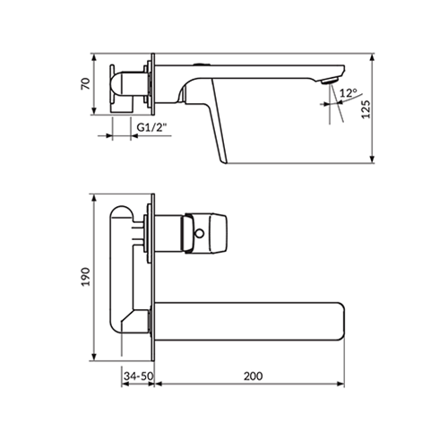 ROSAN STOLZ ZA LAVABO UGRADNA  131401 2