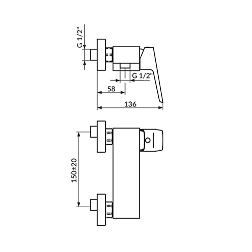 ROSAN STOLZ ZA TUŠ KADU CRNA  137101B 2