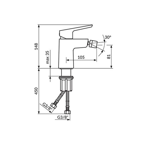 ROSAN STOLZ ZA BIDE CRNA  139101B 2