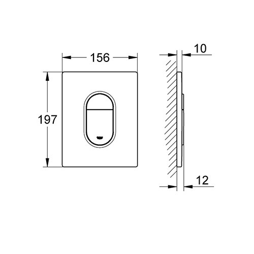 GROHE TIPKA ARENA COSMOPOLITAN HROM SJAJ  38844000 2