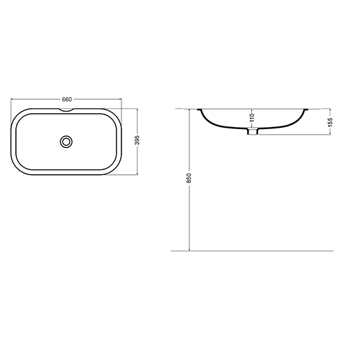 AXA CIOTOLA LAVABO PODGRADNI 660x400 CRNI  1509407 4