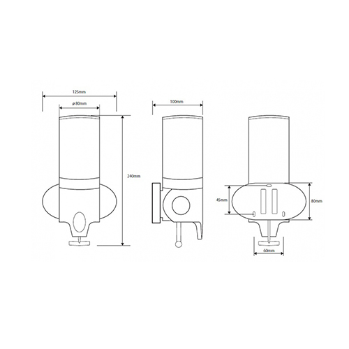 BEMETA DOZATOR SAPUNA 350ml INOX ČETKANI  151109015 2