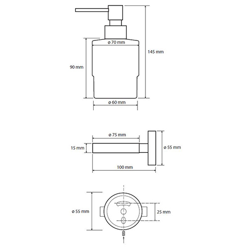 BEMETA AMBER DOZATOR SAPUNA  155109102 4