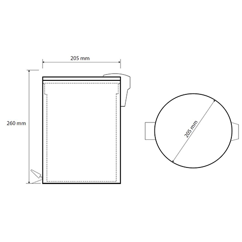 BEMETA AMBER KANTA ZA OTPATKE 5L  155315010 2