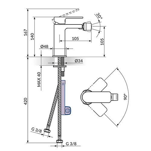 ROSAN S2  BATERIJA ZA BIDE 239101 2