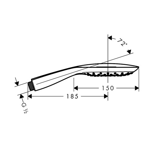 HANSGROHE RAINDANCE SELECT E 150 TUŠ RUČICA 3JET  26550000 2