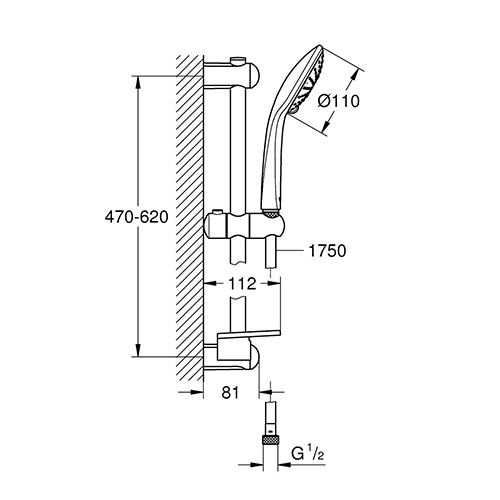 GROHE EUPHORIA TUŠ SET 110 DUO  27230001 2