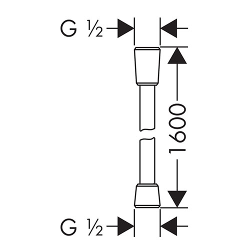 HANSGROHE ISIFLEX TUŠ CREVO 160 cm  28276000 2