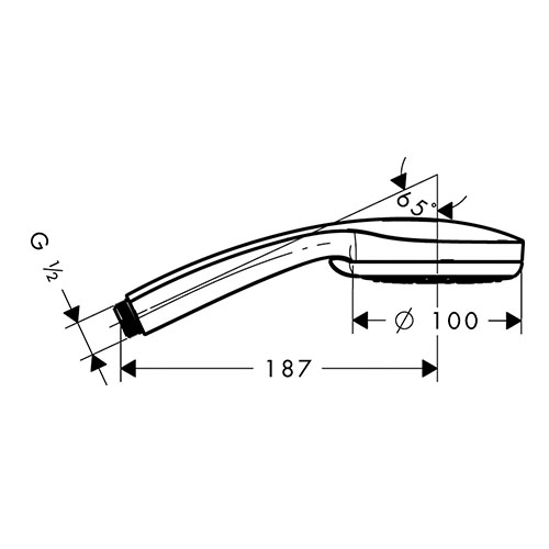 HANSGROHE CROMA 100 TUŠ RUČICA VARIO  28535000 2