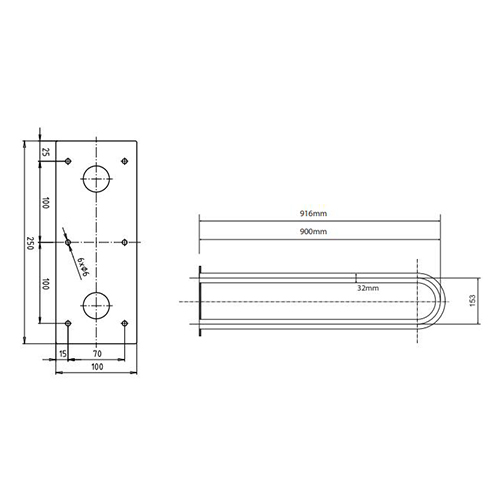 BEMETA HELP RUKOHVAT FIKSNI 900mm BELI  301102994 2