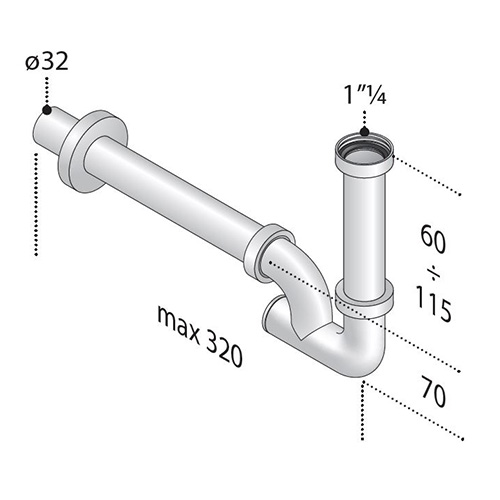 TEA PODSKLOP ZA BIDE S  322.924.5.H 2