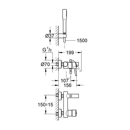 GROHE CONCETTO ZA KADU  32212001 2