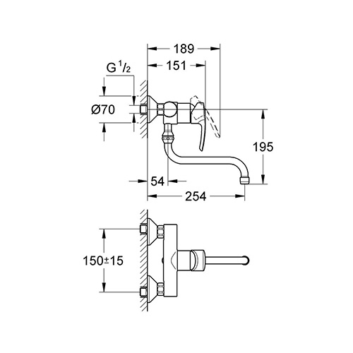 GROHE EUROSTYLE ZA SUDOPERU  33982001 2