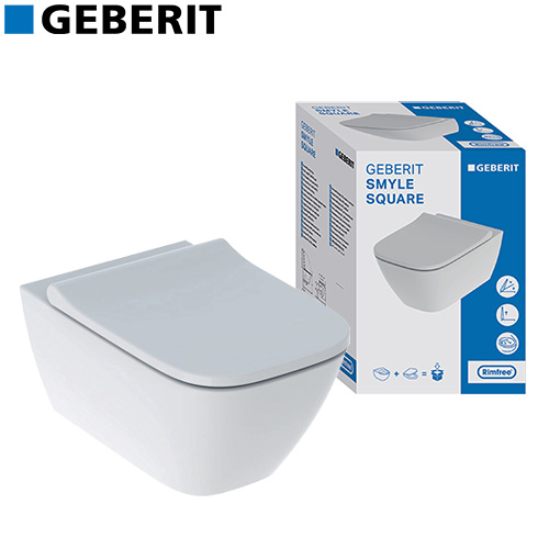 GEBERIT  SMYLE SET WC ŠOLJA I WC DASKA RIMFREE  500.683.00.2 1