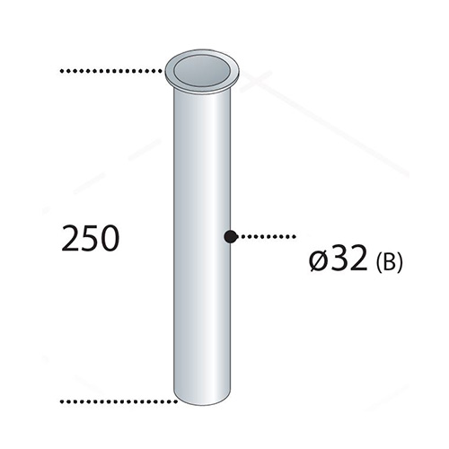 TEA CEV SIFONA L = 250  80.250.5 1