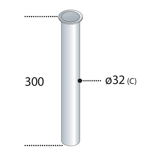 TEA CEV SIFONA L = 300  80.300.5 1