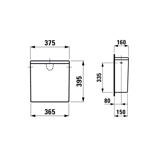 LAUFEN PRO VODOKOTLIĆ ZA MONOBLOK  2995.2 4