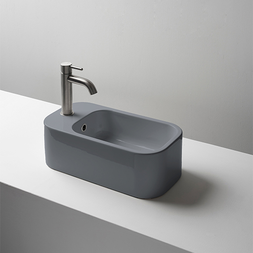 AXA COSA MINI LAVABO KONZOLNI LEVI 480x250 SIVI  8610309L 1