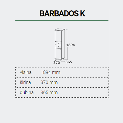 PINO ART VERTIKALA BARBADOS K 2