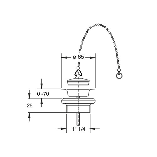 BONOMINI PILETA 5/4"  0926CN54B7 2