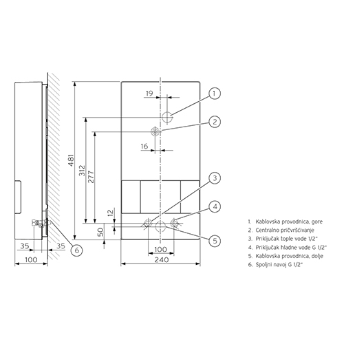 VAILLANT PROTOČNI BOJLER electronic VED E PRO 18/8 B INT 0010027037 3