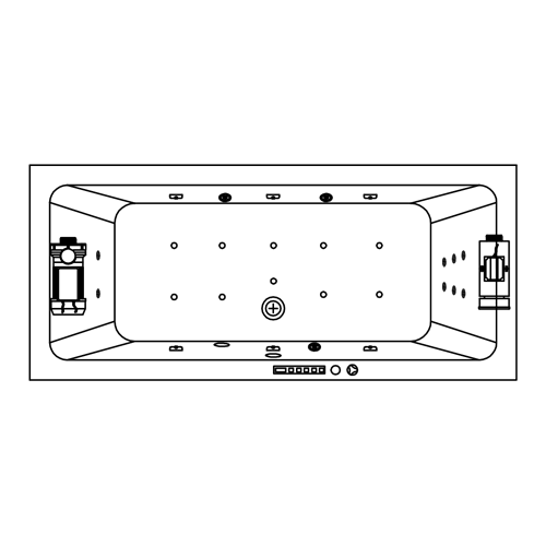 KOLPA SAN KADA ELEKTRA 170x75 VITAL SISTEM  950750 2