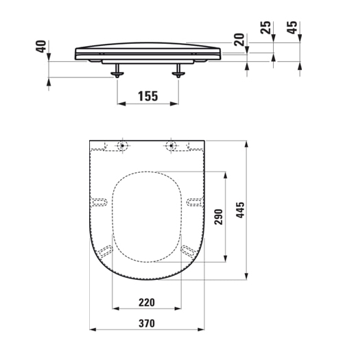 LAUFEN LUA WC DASKA SOFTCLOSE  H8910830000001 5