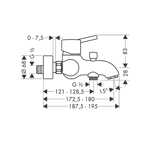 HANSGROHE TALIS S ZA KADU  32420000 2