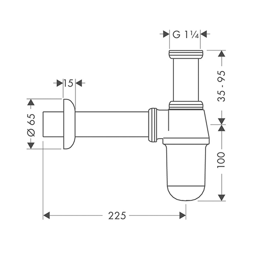 HANSGROHE SIFON ZA LAVABO  52053000 2