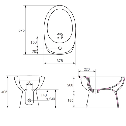 CERSANIT EKO BIDE  K07-017 3