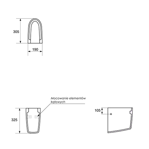 CERSANIT PARVA POLUSTUB  K27-008 2