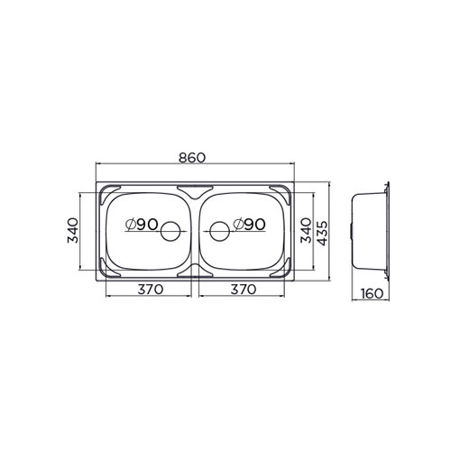 SUDOPERA METALAC INOX LUNA  2D  123316 2