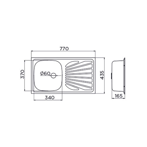 SUDOPERA METALAC INOX LUNA FLEX  1D Ø60  056675 3