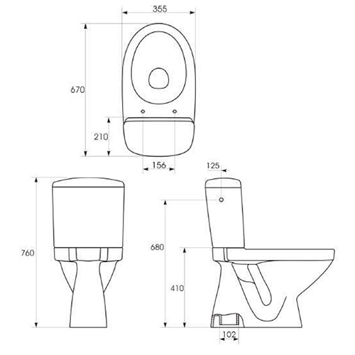 CERSANIT ROMA (BJANKA) MONOBLOK SIMPLON  R02-020 5