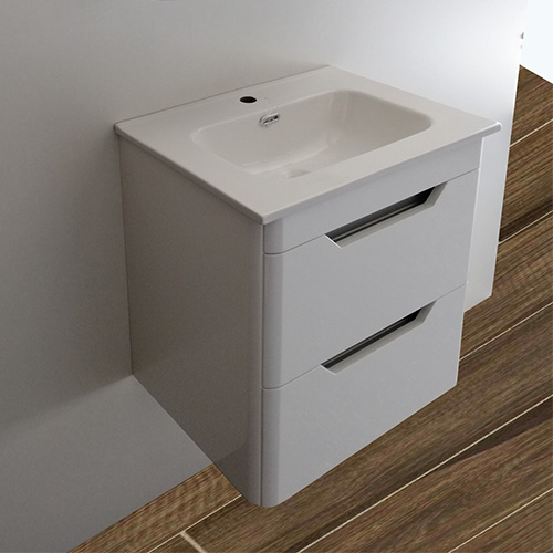 CITY URBAN ARTEON 61 ORMARIĆ BELI 5557 + LAVABO VILLEROY & BOCH SUBWAY 2.0 60X47  71136001 1