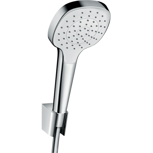 HANSGROHE CROMA SELECT E TUŠ SET 110 1JET 125cm BELA/HROM  26424400 1