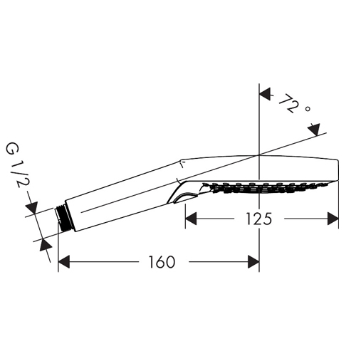 HANSGROHE RAINDANCE SELECT S 120 TUŠ RUČICA 3JET  26530000 2