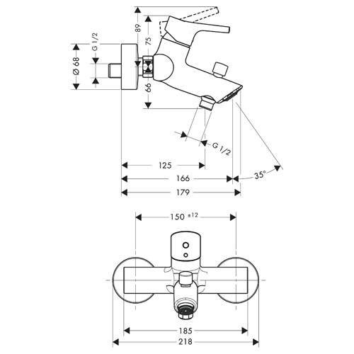 HANSGROHE TALIS S ZA KADU  72400000 2