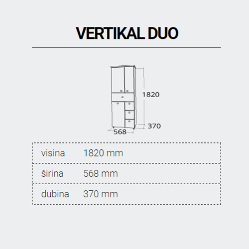 PINO ART VERTIKALA DUO 2