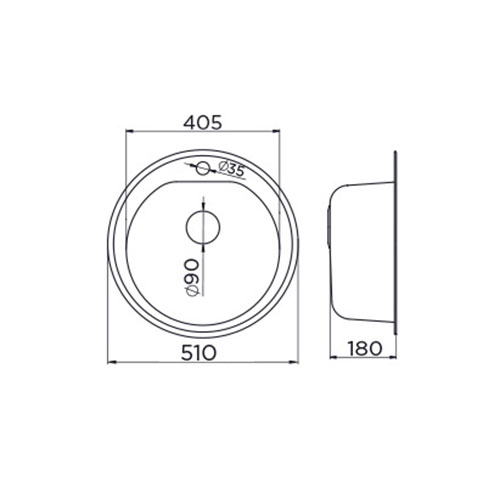 SUDOPERA METALAC INOX VENERA E510 Ø90  123329 3