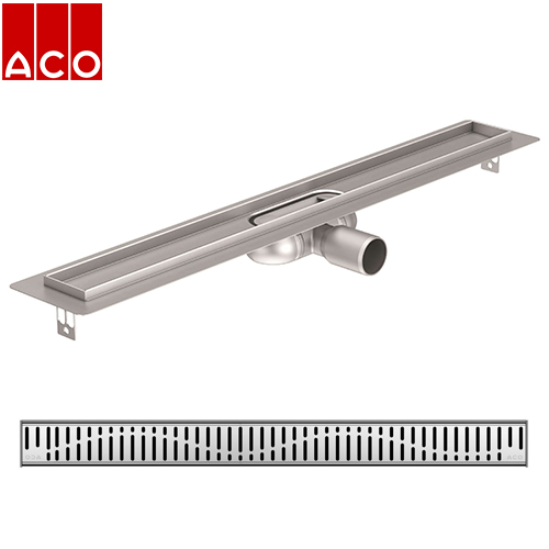 ACO SHOWER DRAIN C KANAL SA WAWE REŠETKOM  985 mm X 74mm 9010.88.25 + 9010.88.64 1