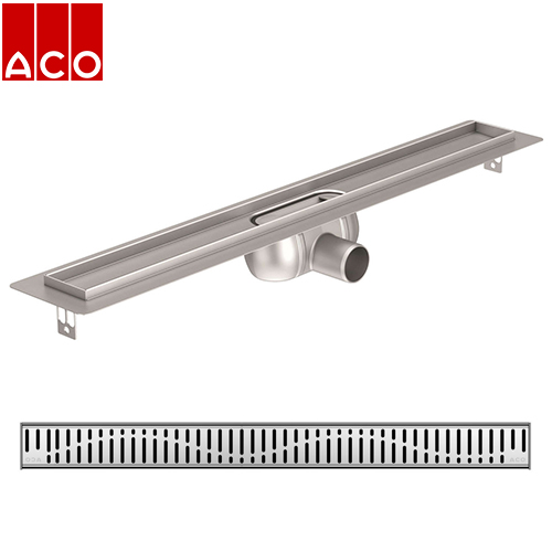 ACO SHOWER DRAIN C KANAL SA WAWE REŠETKOM 1185 mm X 93mm 9010.88.06 + 9010.88.66 1