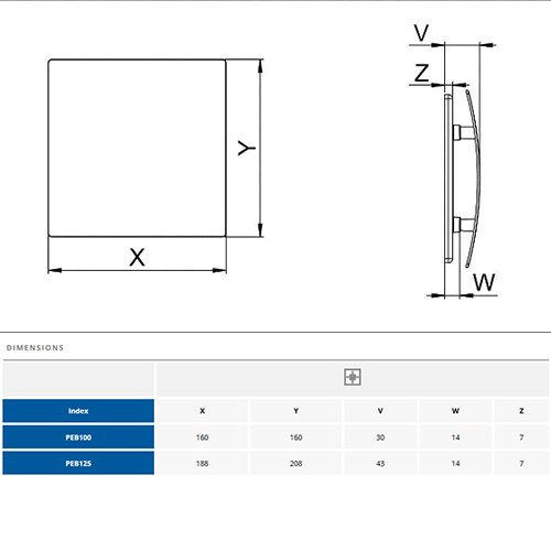 AWENTA PANEL BELI 100 PEB100 2