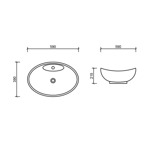 DIPLON PANAMA LAVABO 590x390  WB3705 3