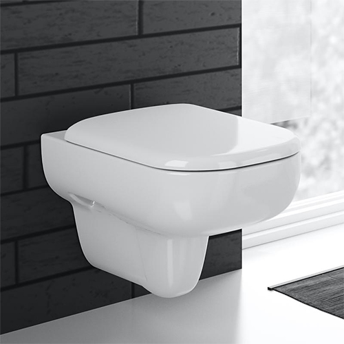 GEBERIT SMYLE SQUARE WC ŠOLJA KONZOLNA RIMFREE 500.210.01.1 2